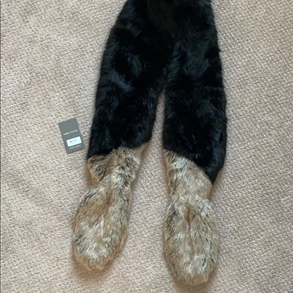 Helen Moore faux fur scarf